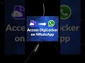 ✅ DigiLocker WhatsApp Hack You Need To Try! 📲 #shortsviral #shortshindi #factshorts #assamtezpur