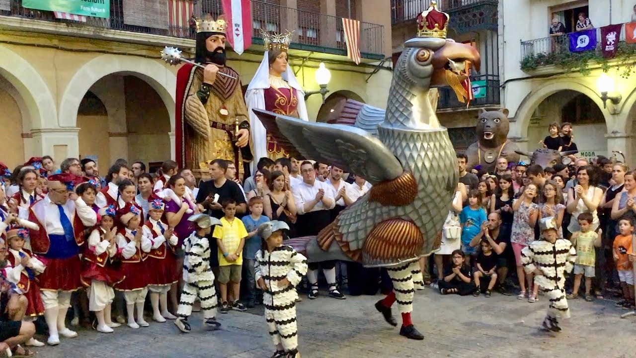 Plaça del Blat Valls Diada de Sant Joan 2017