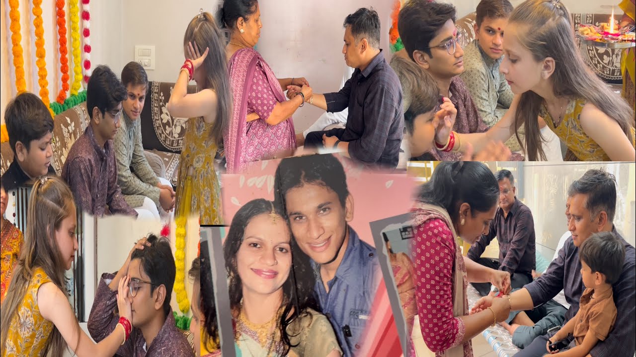 બહુ સુંદર રક્ષાબંધન ની ઊજવી. અમારા સગાઇ થી જાનુ ના જન્મ સુધી ના તમામ આલ્બમ બતાવીશું…