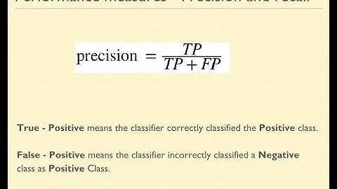 Session 8 - Classification - Performance Measures