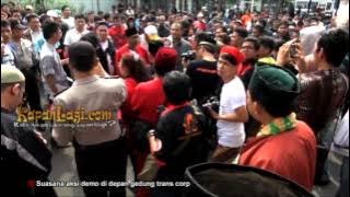 Lecehkan Benyamin S,  Trans TV di Demo