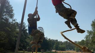 US Army Basic Training OSUT Obstacle Course Infantry Fort Benning