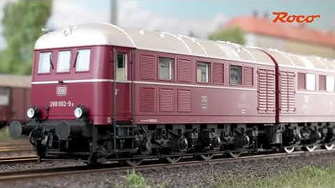The All-New Roco DB BR288 HO Scale Double Diesel Locomotive