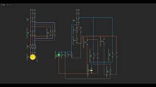 3 phase forward revers motor connection simurelay
