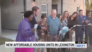 New affordable housing units unveiled in Lexington