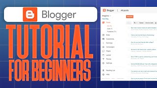 Blogger.com Tutorial For Beginners (How To Use Blogger in 2026)