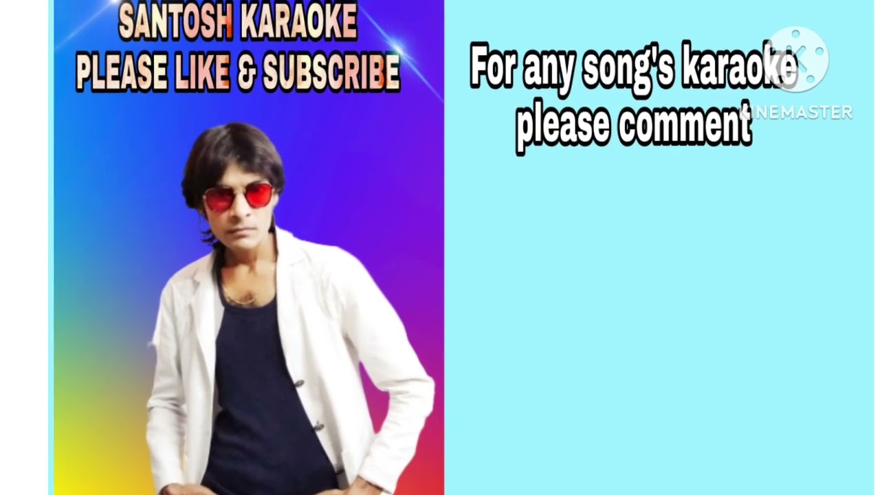 Tere mere yarane ho karaoke for male.M.D.Rafi Shahab,Lata Mangeshkar Ji