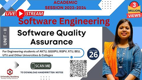 SE26: Software Quality Assurance SQA | Software Quality Assurance Plan (SQAP) |Software Engineering