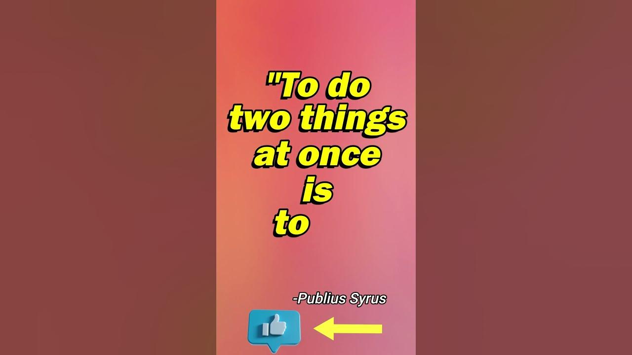 To do Two Things at Once - YouTube