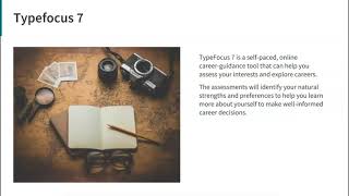 TypeFocus7 at CCRI: Online Career Assessment