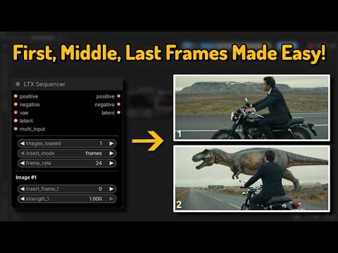The EASIEST Way to Make First Frame/Last Frame LTX 2.3 Videos, Using Custom ComfyUI Nodes!