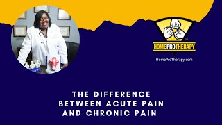 What's the difference between acute pain and chronic pain? - Pain Free Friday