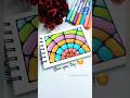 Easy zen doodle drawing tutorial #art #zentangle #satisfying #shorts #shortsfeed #doodle #3d #art