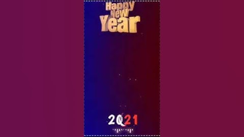 Happy New Year 2021 Video Editing | Happy New year Status | Happy New Year Template