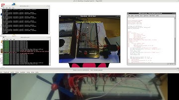 RaspberryPi & fischertechnik motor via transistor and pwm ep. 38: LEDs, camera, oops,motor,frequency