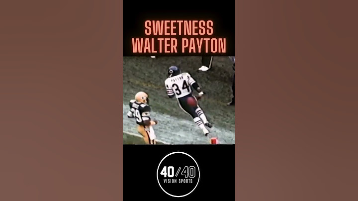 There was no quit in Walter Payton — only forward. #Shorts