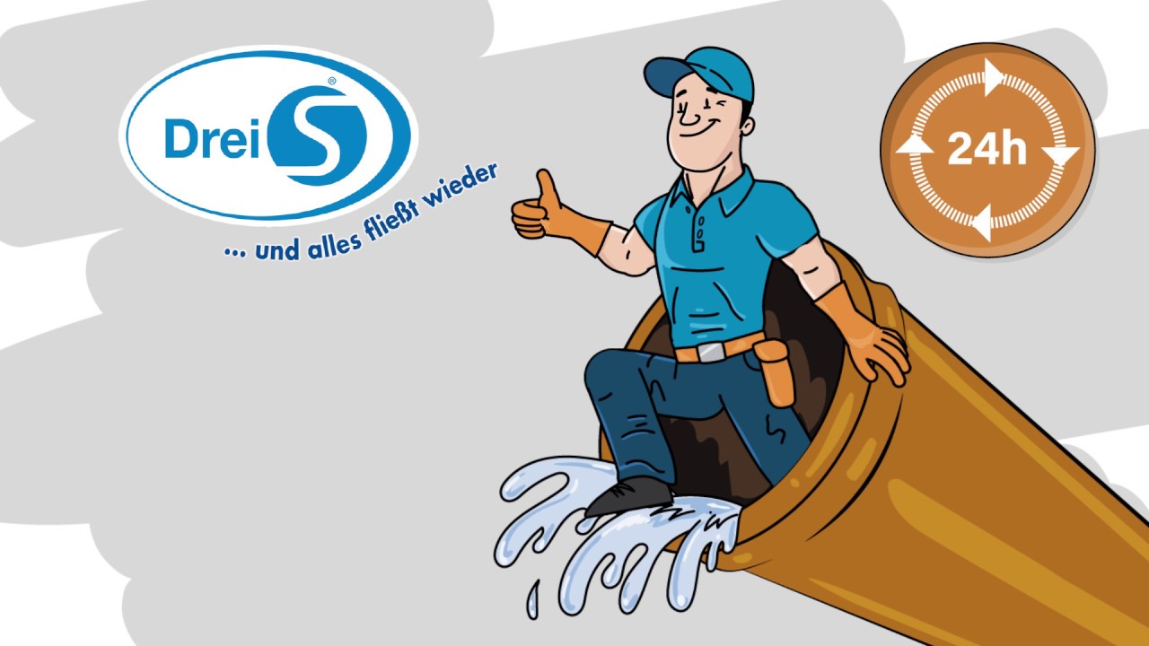 AKE Drei S - Abfluss Kanal Eildienst  Erklärvideo