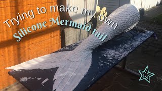 TRYING TO MAKE MY DIY SILICONE MERMAID TAIL screenshot 5