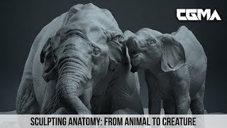 CGMA | How To Sculpt Anatomy, From Animal to Creature with Gael Kerchenbaum