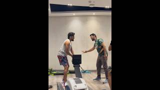 Babar Azam Power Training #cricket #psl #babarazam #powerlifting