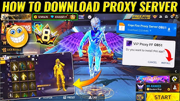 How To Download Proxy Server In Free Fire 💯😱🔥 | Free Fire Proxy Server | Proxy Server Free Fire