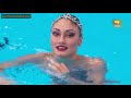 Evangelia Platanioti (GRE) Solo Free Final Glasgow European Championships 2018