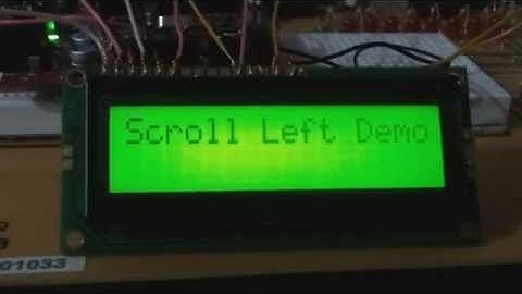 Microprocessor - Laboratory Exercises (LCD Control).wmv