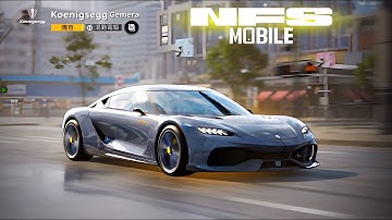 NFS MOBILE KOENIGSEGG GEMERA NEW CAR GAMEPLAY
