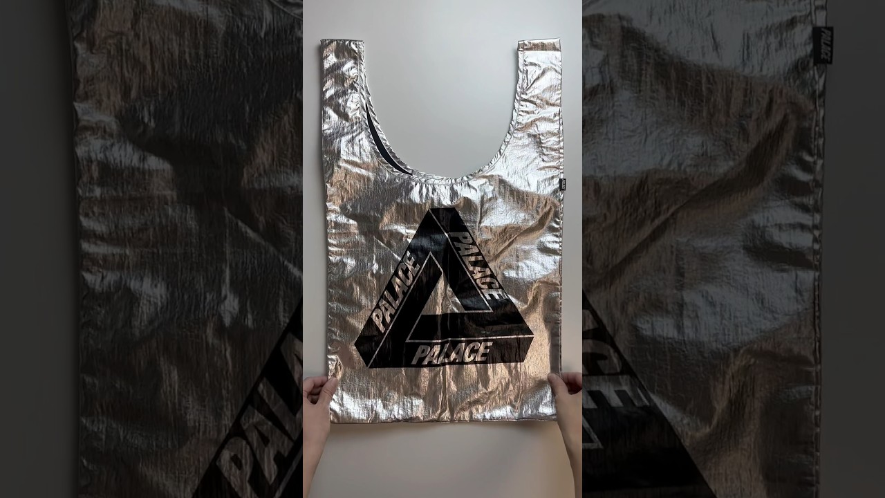 Introducing Palace Bag🩶 (팔라스 샵 리유저블 백 실버 추천! パラススケートボードバッグアンボクシング)