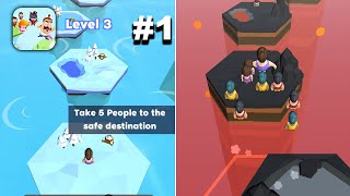 Crowd Jump Adventure - New Release - Hyper Hybrid Casual - Gameplay Walkthrough (iOS & Android) screenshot 1