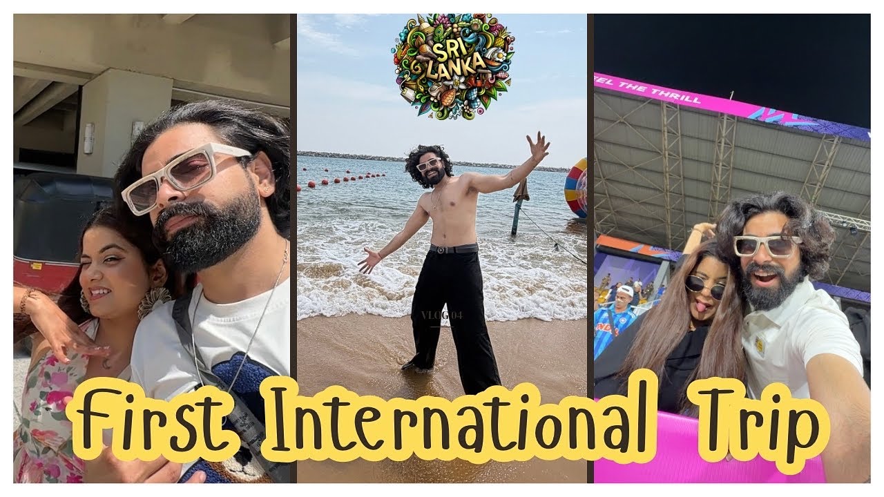 My First International Trip 🇱🇰 Ind vs Pak 2026 🏏 