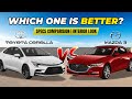 Toyota Corolla 2025 vs Mazda 3 2025 | Interior Look | Specs Comparison