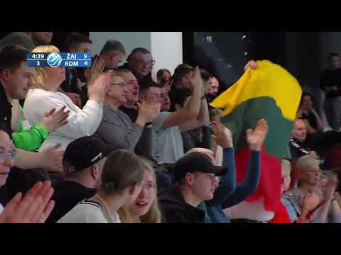 EVK Zaibas vs Royal Dauphins Mouscronnois | LEN Challenger Cup Men 23/24 Quarter Finals Highlights