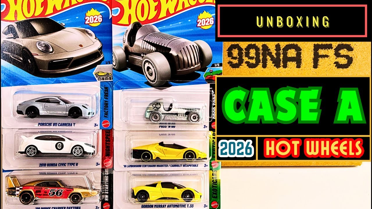Unboxing - Hot Wheels 2026 Case A - YouTube
