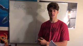 Advanced Functions | Factoring Quadratics Using the Criss-Cross Method