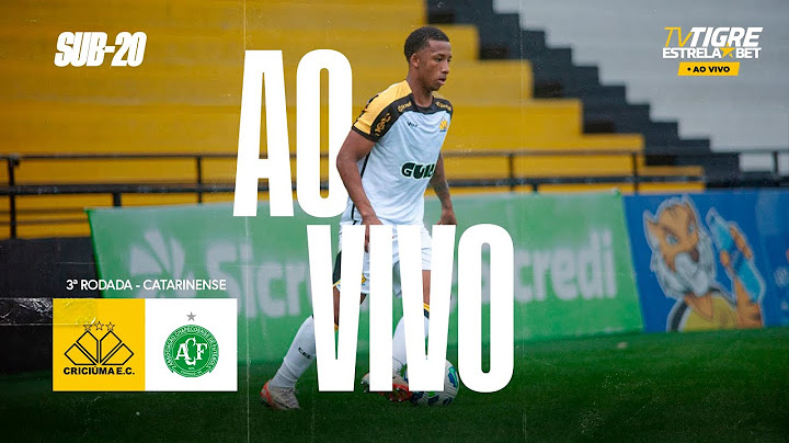 🔴AO VIVO COM IMAGENS🎥 | CRICIÚMA x CHAPECOENSE | 3ª RODADA RETURNO | CATARINENSE SUB-20 2025
