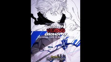 Satoru Gojo VS Error404!Sans | Jujutsu Kaisen VS Alphaverse | Devil