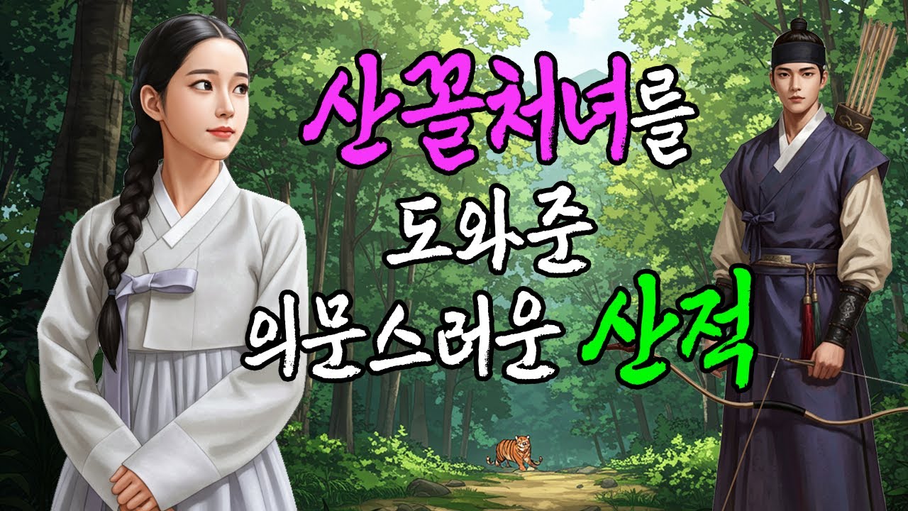 산꼴 처녀를 도와준 의문스러운 산적의 정체 | 야담·민담·전설·설화·옛날이야기·청춘야담