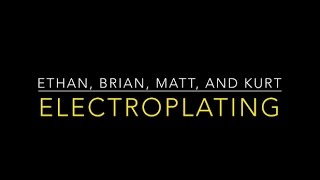Electroplating - AP Chemistry