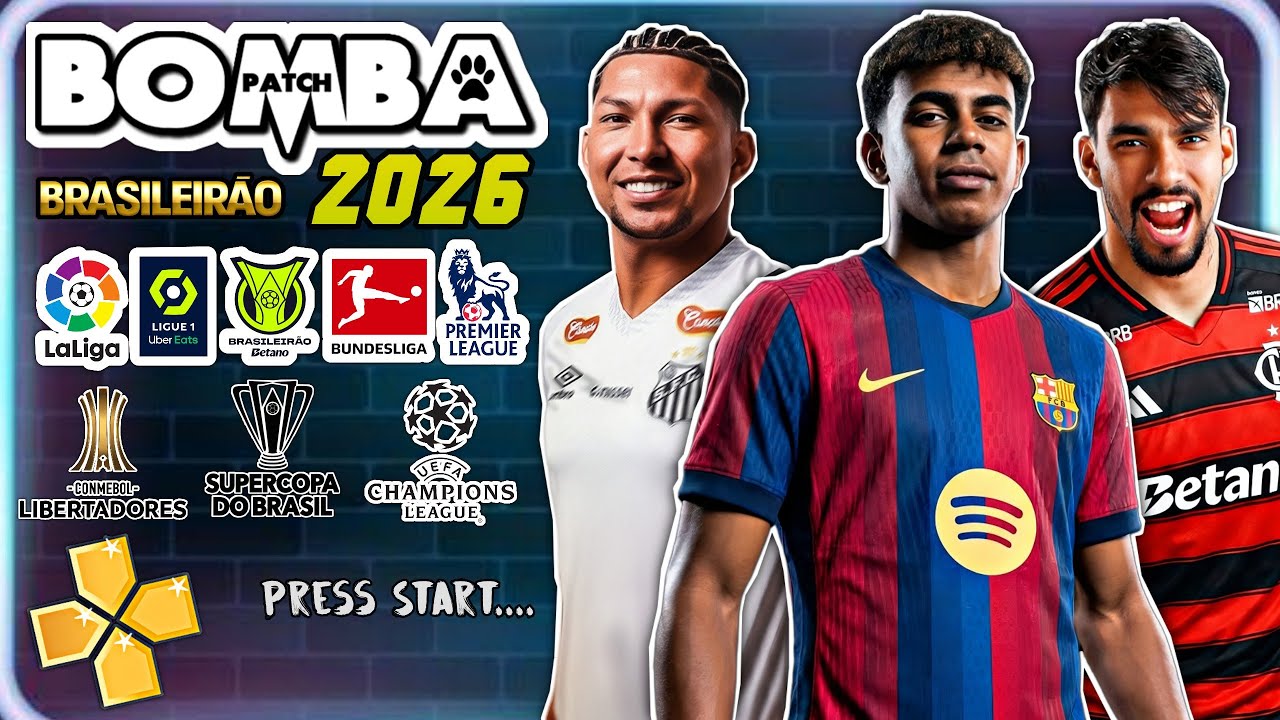 ✅ BOMBA PATCH 2026 PPSSPP Download MEDIAFIRE LINK DIRETO + Gráficos HD Offline Atualizado 