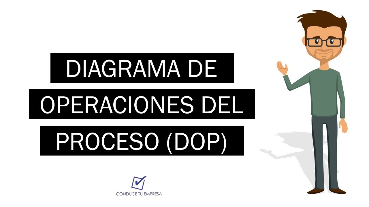 Diagrama de Operaciones del Proceso (DOP) | Objetivo - Simbología -  Ejemplos - YouTube