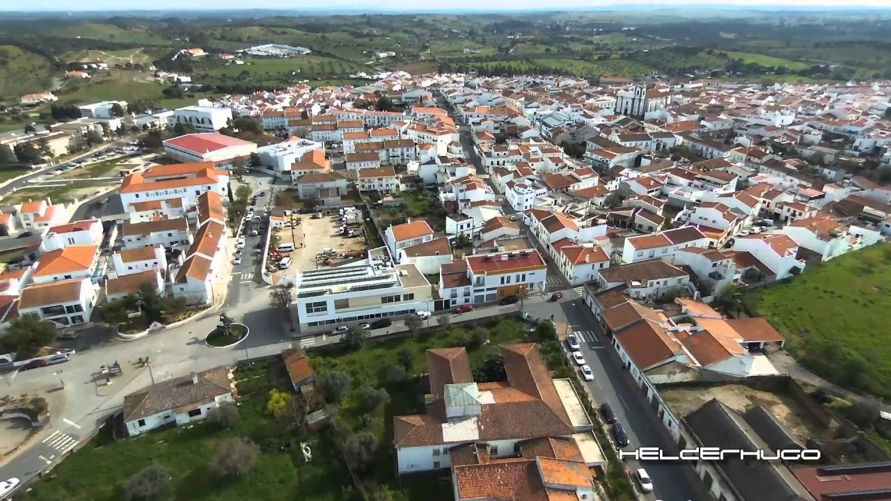 Vista aérea de Almodôvar Março de 2016 (Parrot Bebop Drone)