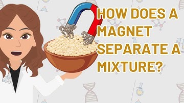 How does a magnet separate a mixture?
