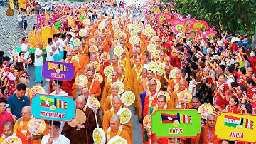 Ấn tượng của chư Tăng, du khách trong và ngoài nước khi tham gia Đại lễ Phật đản chùa Ba Vàng 2023