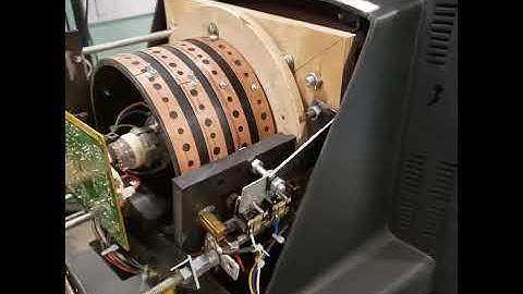 Rotating CRT picture project