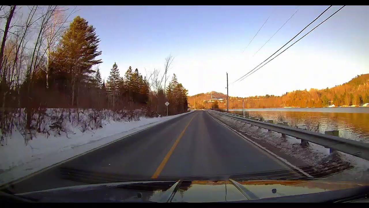 Timelapse driving from Gatineau to Wakefield, Quebec | Copyright-free video usable Creative Commons