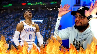 Russell Westbrook BEST \& MOST VICIOUS Dunks of His Career! A MUST SEE MONTAGE! (REACTION!!!) 🔥🏀
