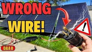 NEVER Hook This Wire Up On 240V Plug-In Solar! - Q&A Vol. 8