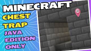 Trapped chest that opens floor [Java Edition Only]