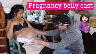 Pregnancy belly cast